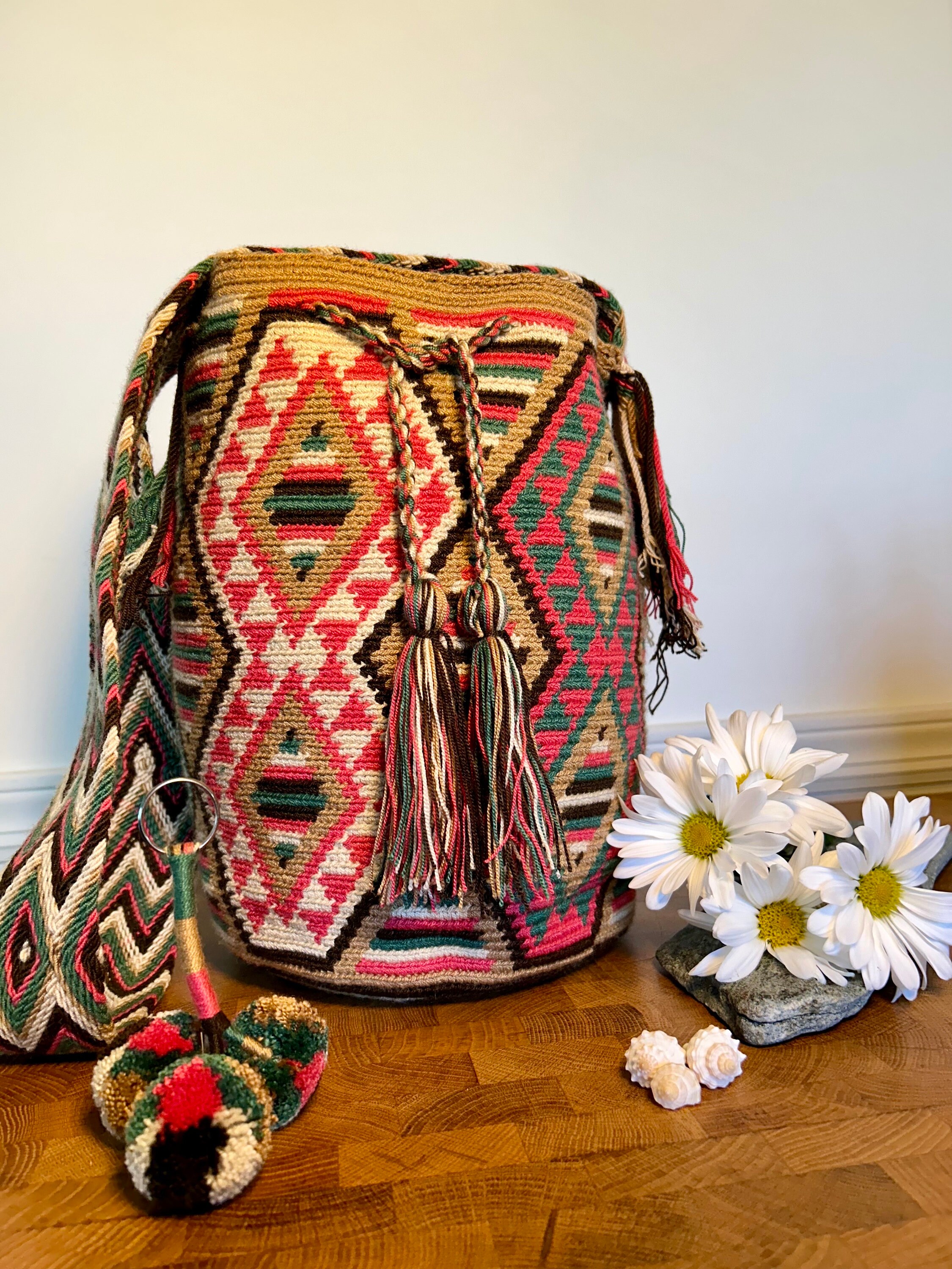 わにわに 　Wayuu Bags Japan バッグ　【美品】 Wayuu バッグ ワユーバッグ わにわに Wayuu Bags Japan バッグ 【美品