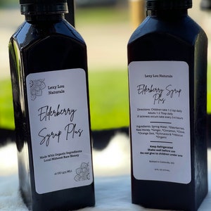 Organic Elderberry Syrup
