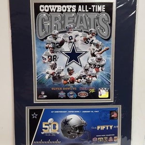 Herdenkingsfoto Dallas Cowboys All-Time Greats van US Postal Service