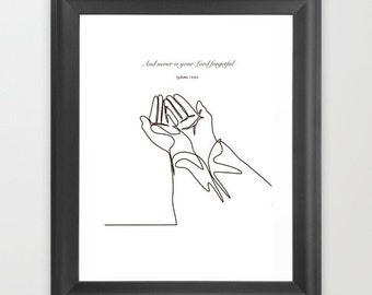 Dua Digital Print