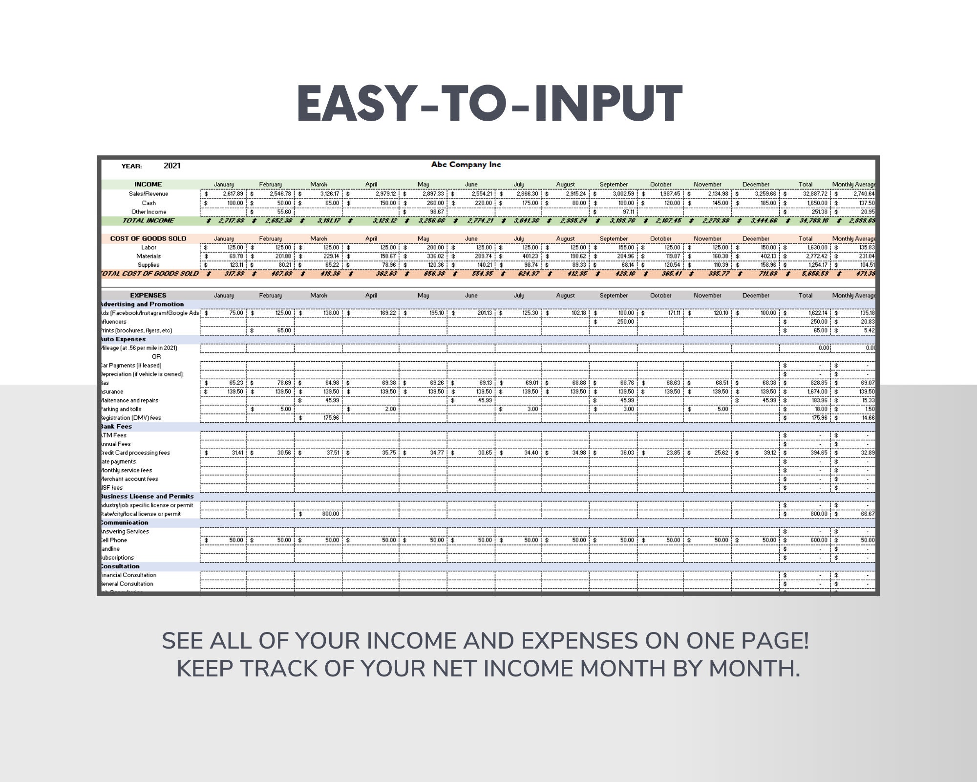 Business Tax Deductions Cheat Sheet Excel Deductible Tax Etsy UK