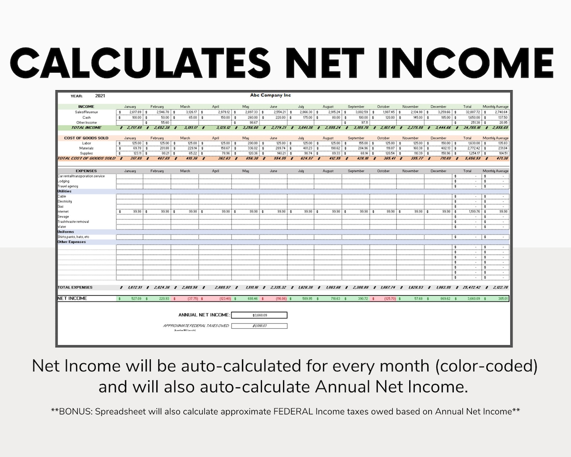 Business Tax Deductions Cheat Sheet Excel Deductible Tax - Etsy Canada