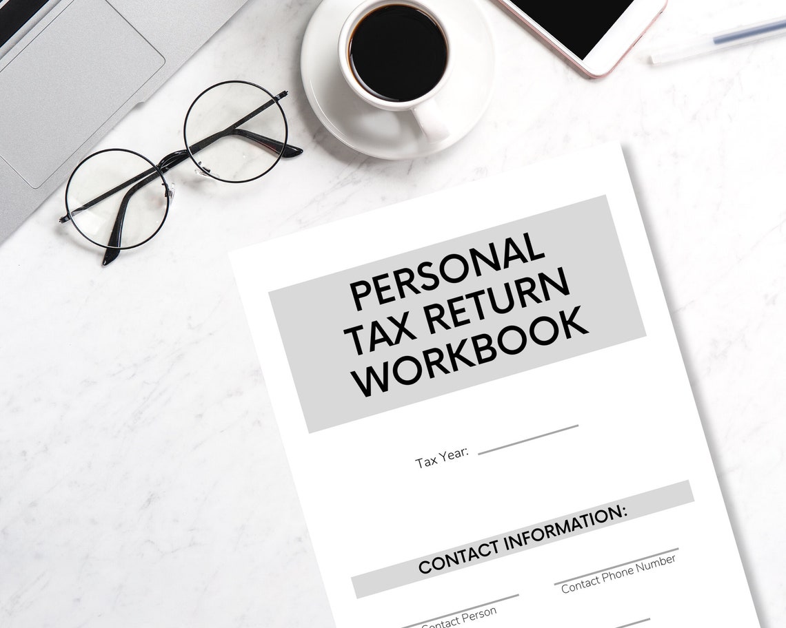 Personal Tax Return Workbook, Tax Preparation Checklist, Personal Taxes