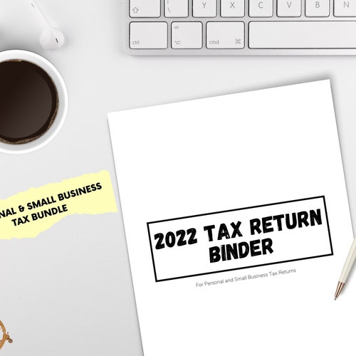 2022 Tax Return Binder Personal Small Business Tax Etsy