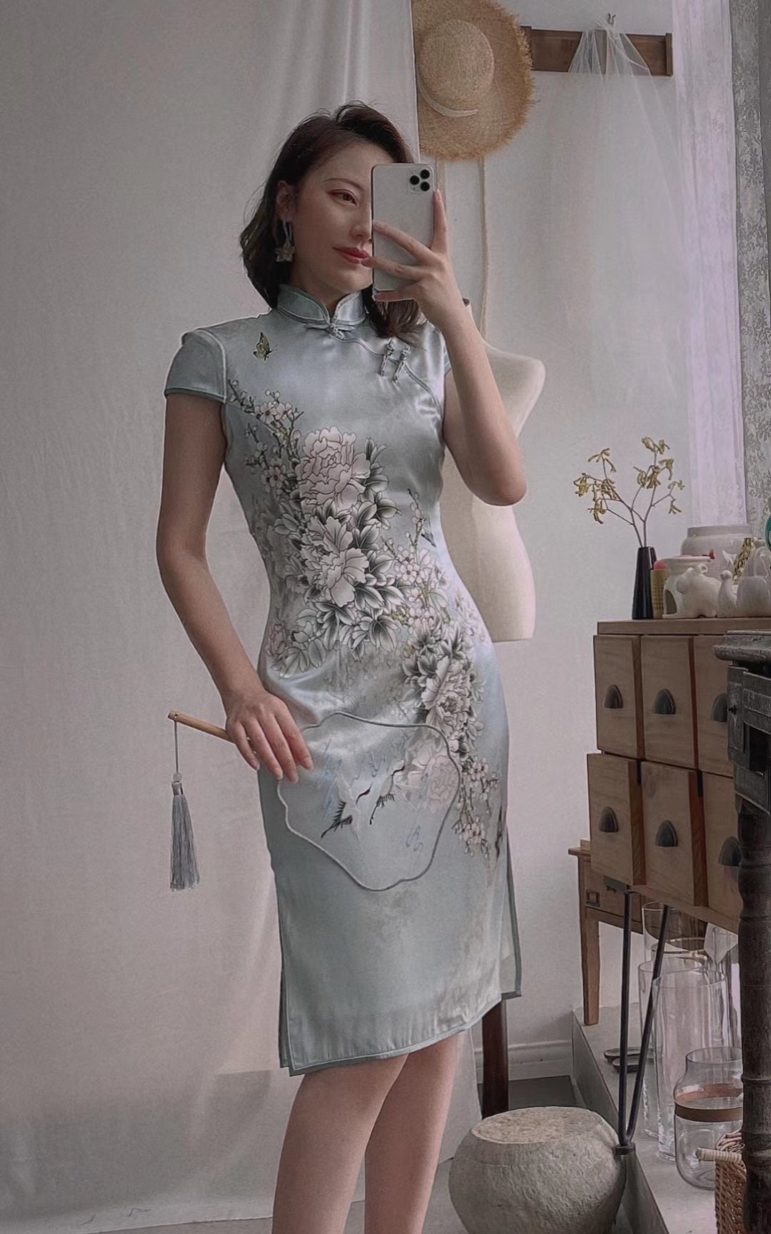 silk qipao