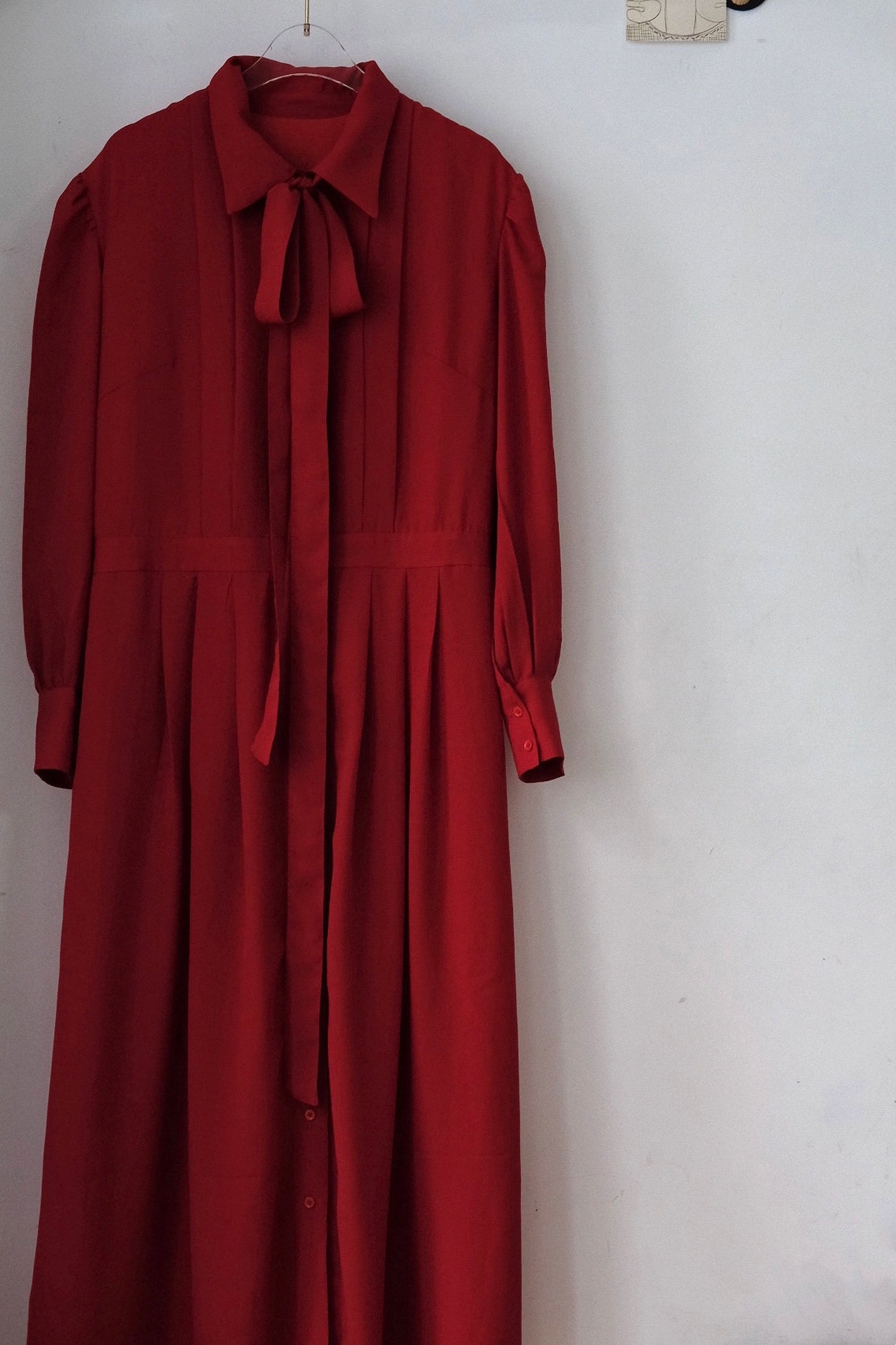 Custom Made Red Silk Shirt Dress Prom Dress Cocktail Dress - Etsy