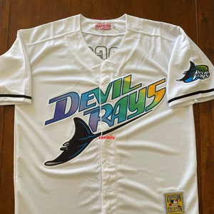 New Wade Boggs Tampa Bay Devil Rays Stitched Jersey Throwback 