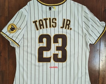 Padres 23 Fernando Tatis Jr Brown Cool Base Jersey in 2023