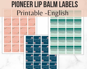 JW printable pioneer lip balm | printable | lip balm | DIY gift | Bible Scripture | JW | pioneer gifts | Jw digital download | best life