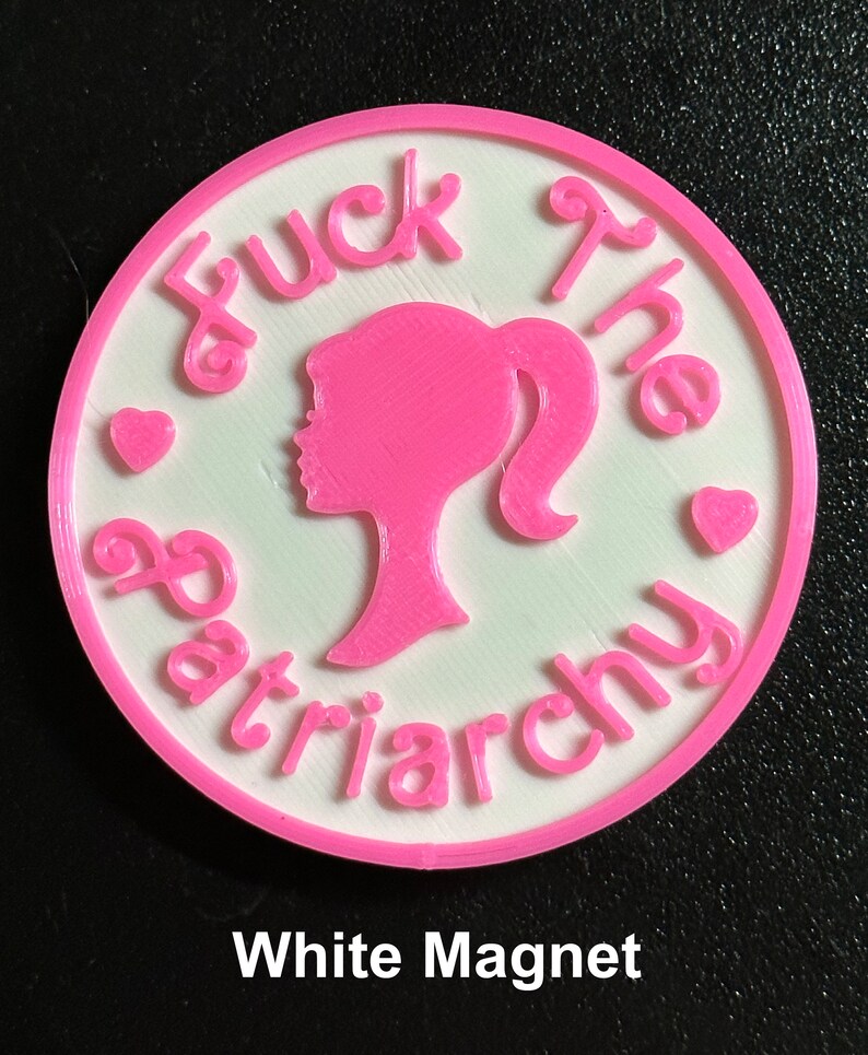 Fuck the Patriarchy Malibu Doll Keychains & Magnets! Taylor Swift All Too Well Lyric White Magnet