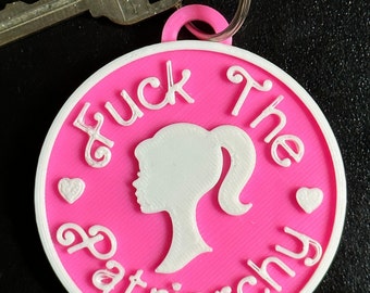 Fuck the Patriarchy Malibu Doll Keychains & Magnets! Taylor Swift All Too Well Lyric