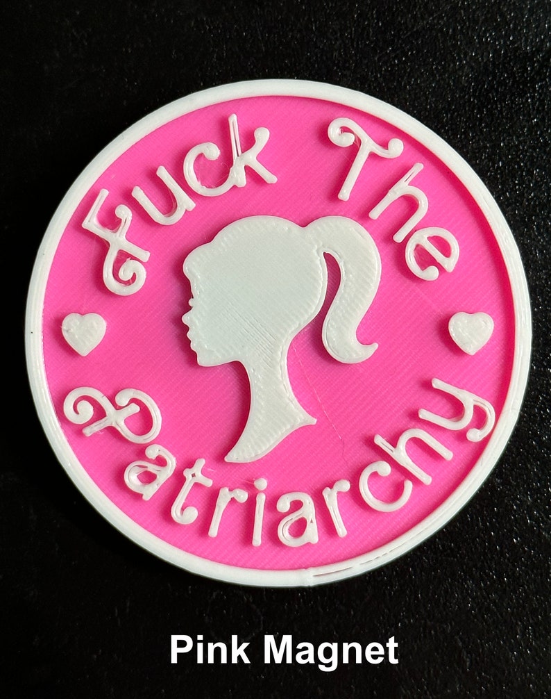 Fuck the Patriarchy Malibu Doll Keychains & Magnets! Taylor Swift All Too Well Lyric Pink Magnet