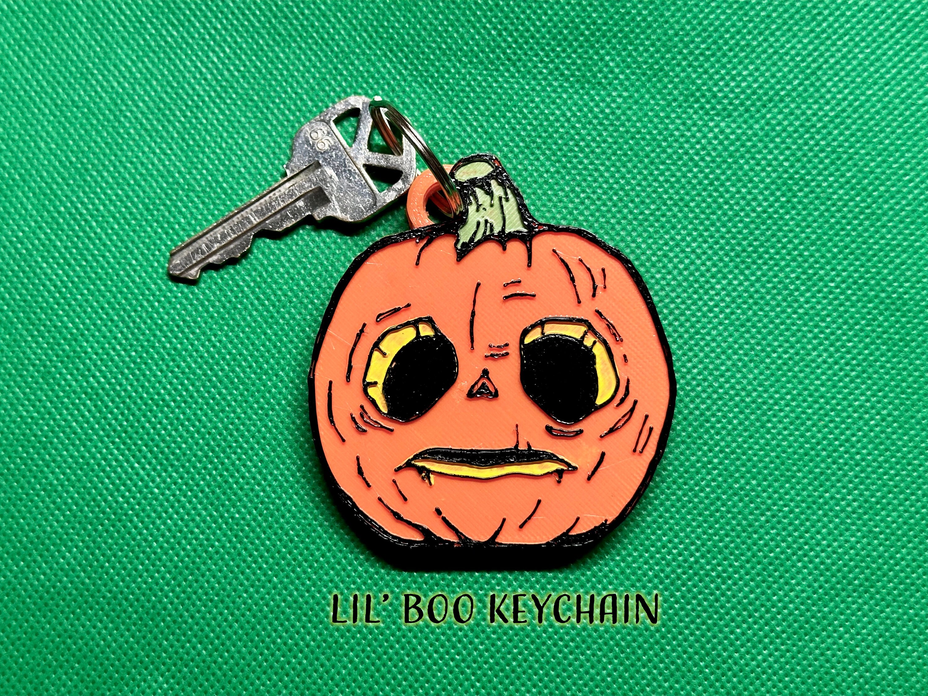 Lil' Boo Keychain, Pin and Magnet! Halloween HHN Lanyard - Etsy