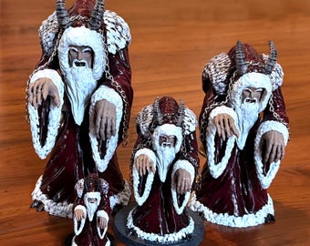 Krampus Figurine Ornament and Tree Toppers! FOUR SIZES!
