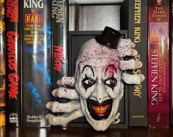 Terrifier Book Nook, Hide Your Stash! Hand Sculpted, Painted! Art