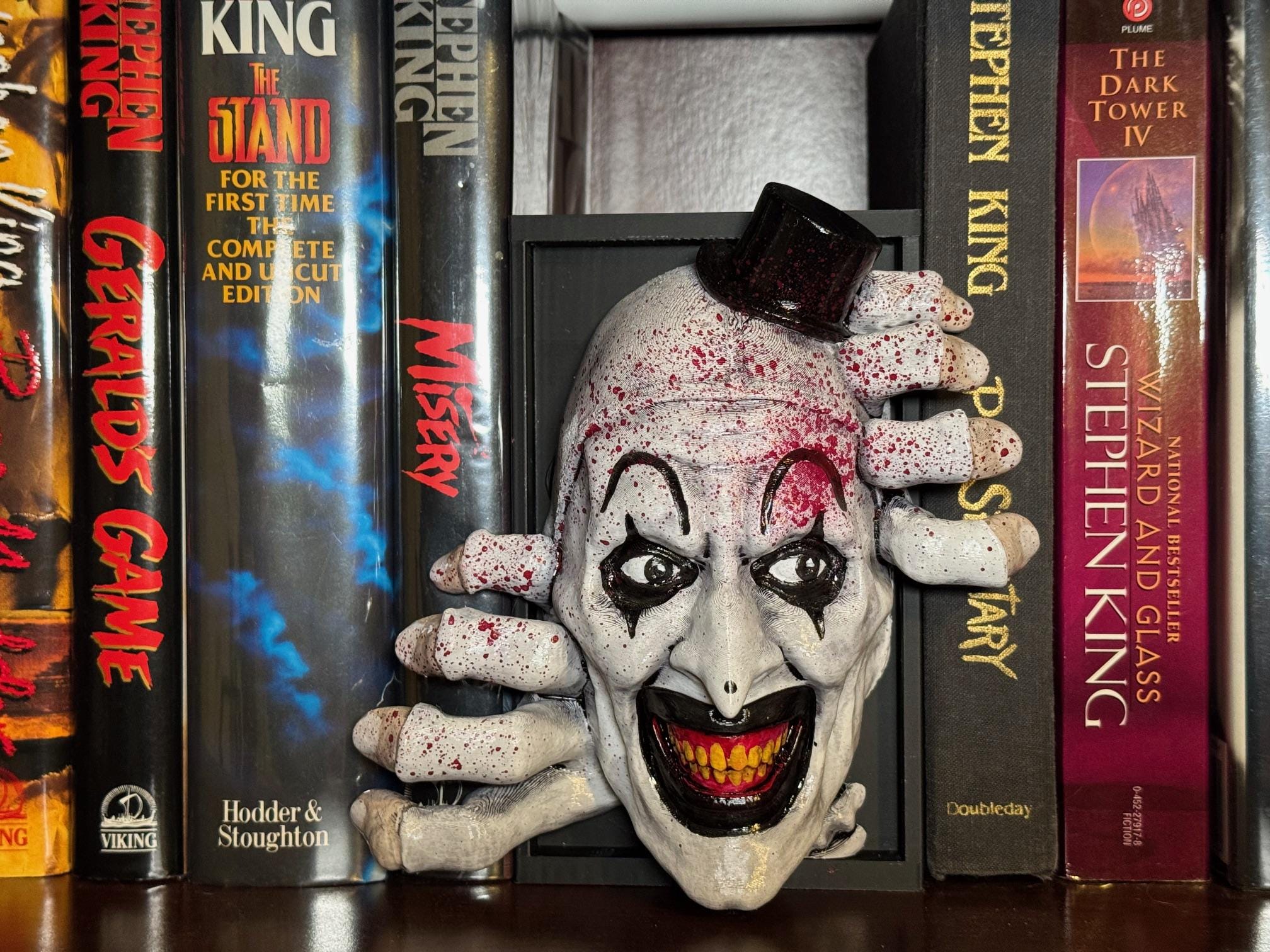 Terrifier Book Nook, Hide Your Stash! Hand Sculpted, Painted! Art