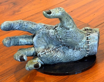 Frankenstein Hand Cell Phone Stand - PERFECT FOR HALLOWEEN!!
