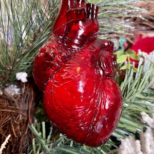 Anatomical Heart Christmas / Halloween Ornament! Very Realistic