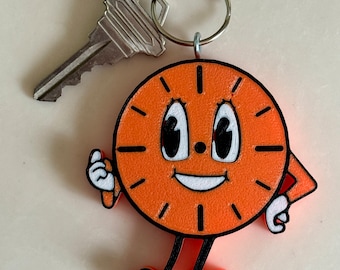 Miss Minutes Keychain and Magnet!