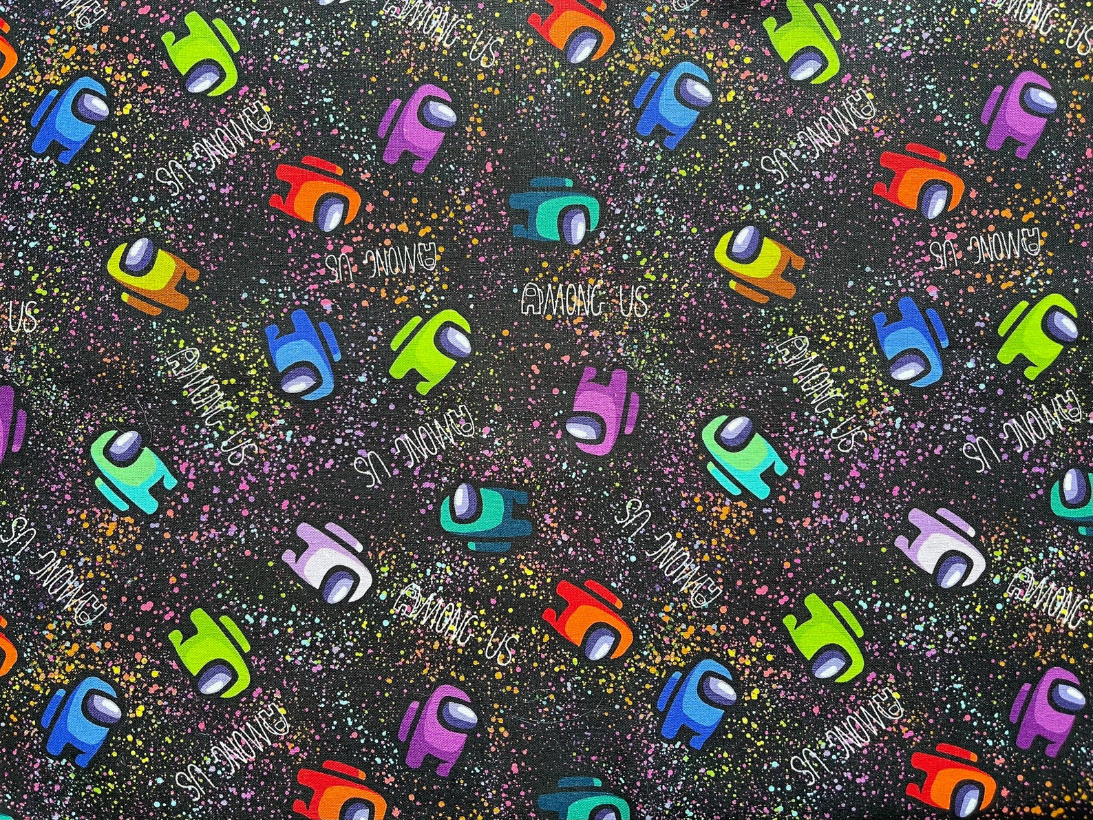 Among Us Fabric 1/4 yard cotton fabric Etsy