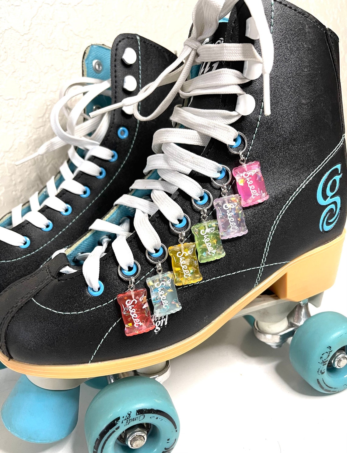 Candy Roller Skate Charms Roller Skate Accessory Etsy