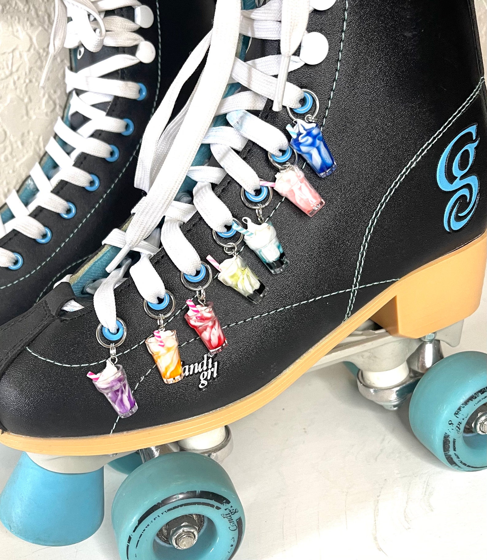 Candy Roller Skate Charm Roller Skate Accessories Sneaker Etsy