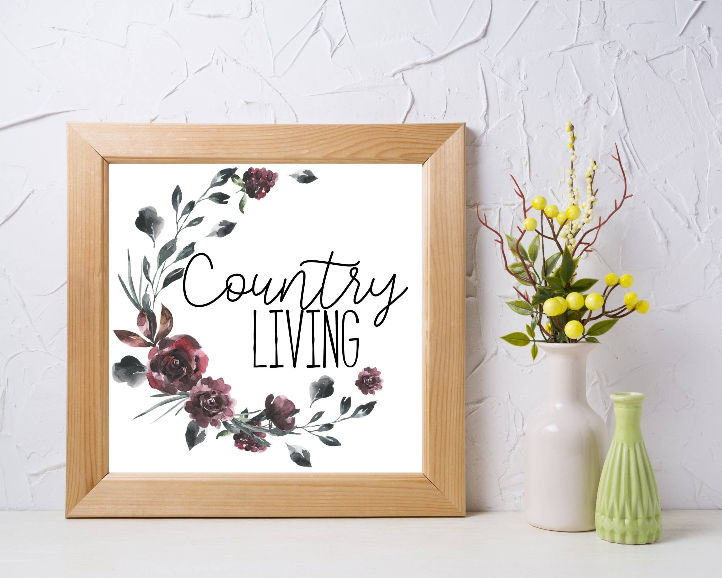 Country Living Printable Farmhouse Printable-wall Decor Prints ...