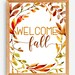 Fall Autumn Sign Printable-fall Wall Decor Print-thanksgiving - Etsy