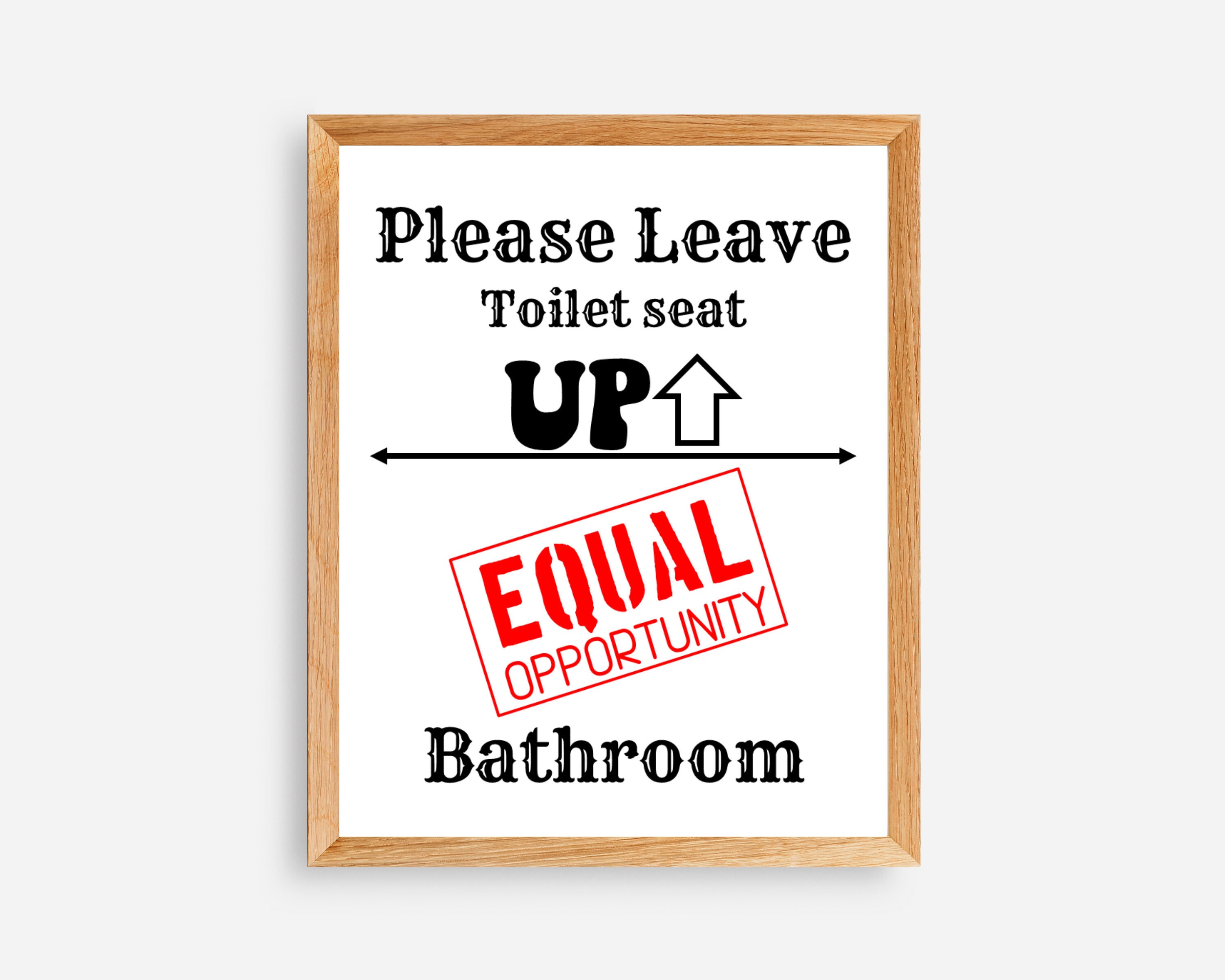 Man Cave Sign Printable, Funny Bathroom, Gifts for Men, Humor Bathroom