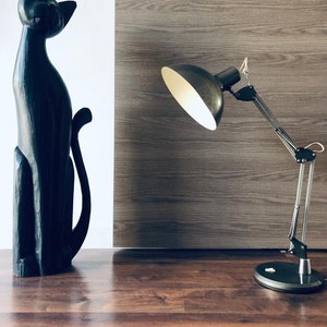 FASE / LUPELA Desk Lamp Modell 210 Color Grey on Good Conditions
