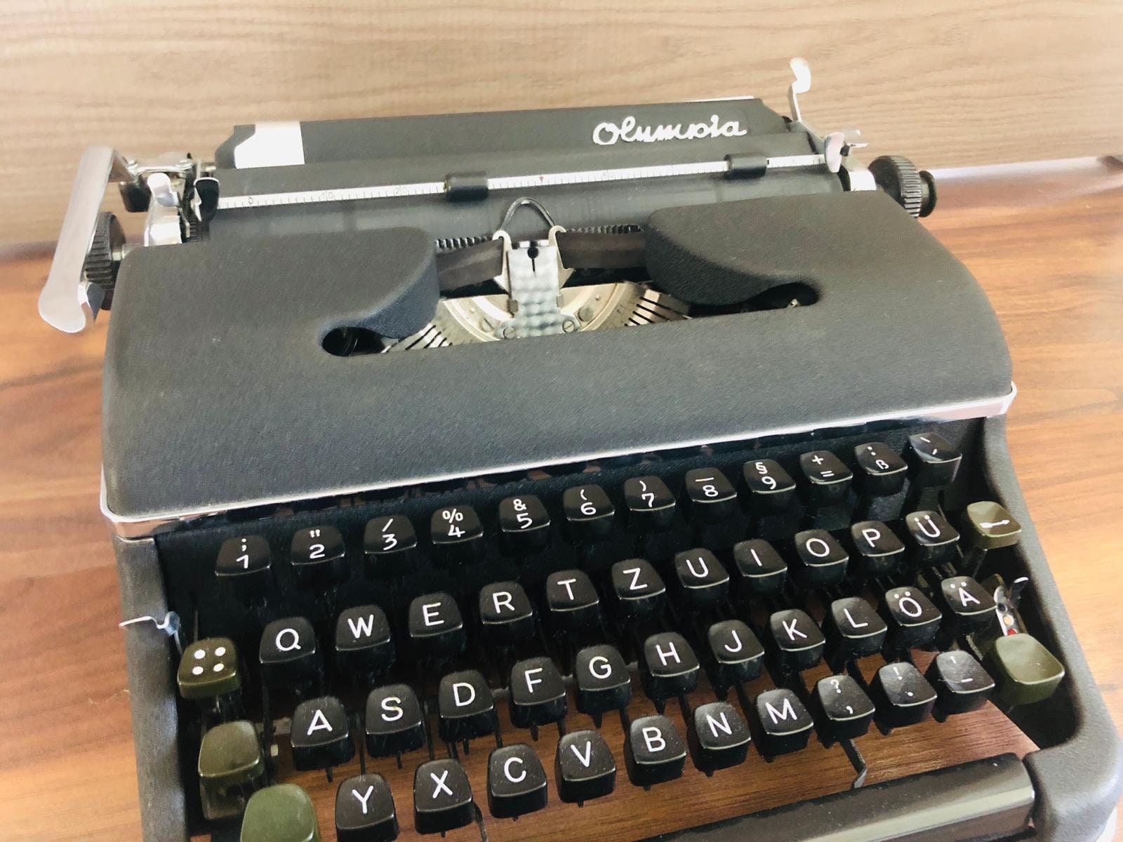 Buy Olympia Typewriter Vintage 1960s Black - Excellent Conditions