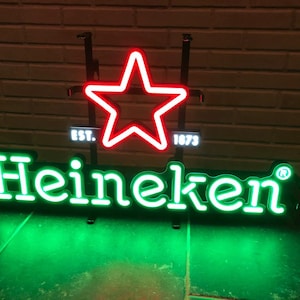Original Heineken Sign Light Mint Conditions - Etsy