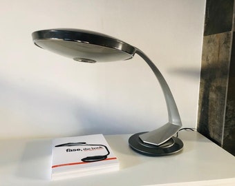FASE Lamp Boomerang 2000 Dark Silver & Silver. MINT Good Conditions