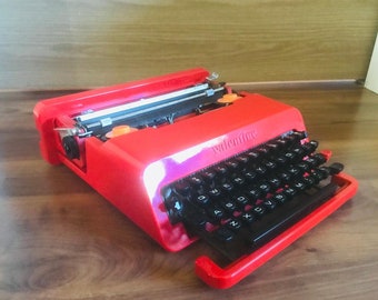 Olivetti Valentine - Color Rojo - Excelentes Condiciones