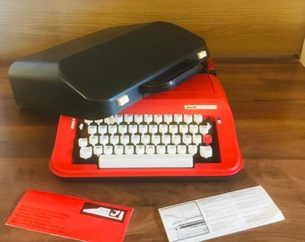 Olivetti Lettera 92 - Color Rojo - Excelentes Condiciones