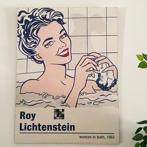 Wood printed lithographs replica - Woman in bath by Roy Lichtenstein  - Great Conditions