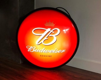 Budweiser Beer Sign Light on Good Conditions