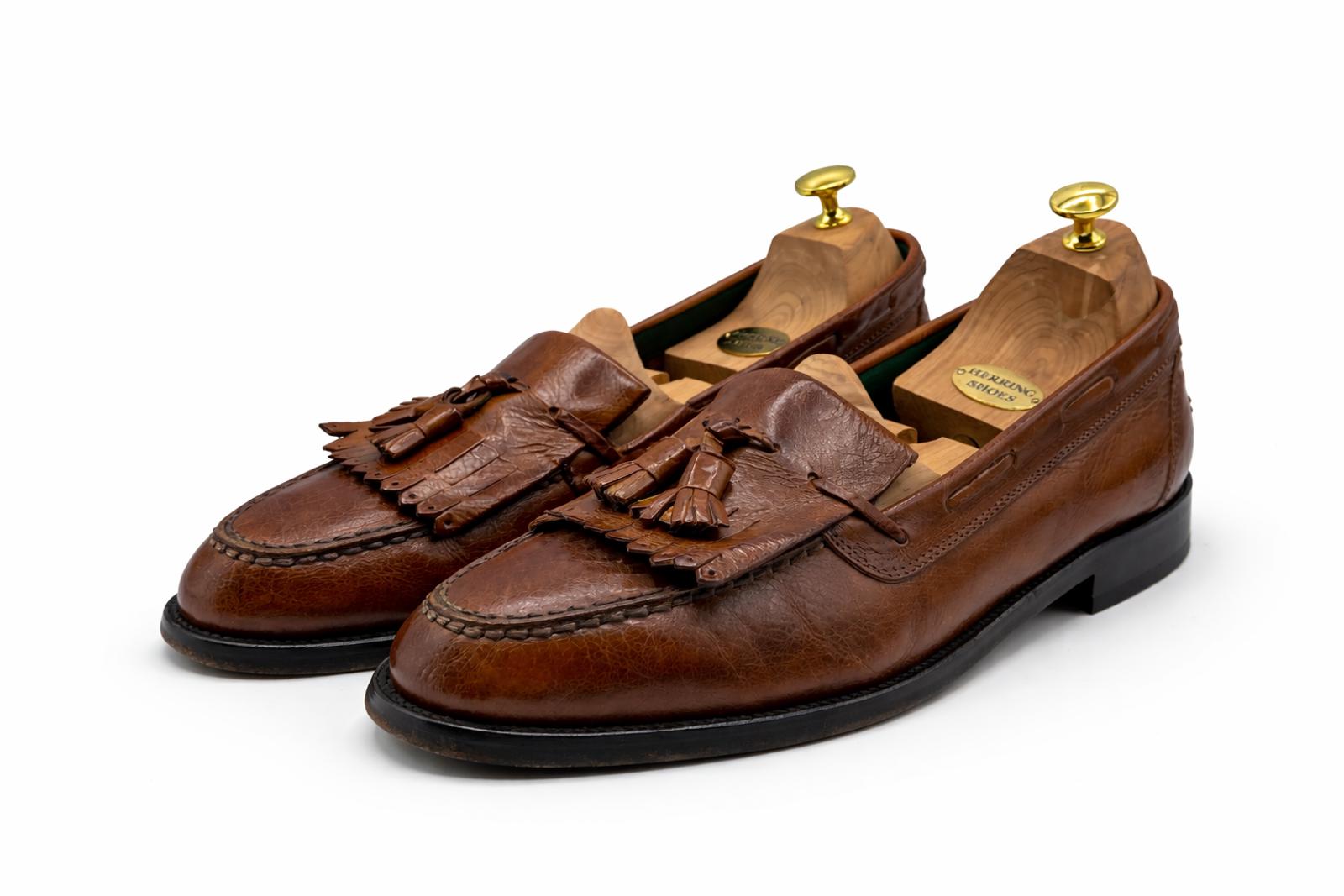 Bally of Switzerland Continentals Severino Brown Leather Tassel Loafers Mens 8.5 Bally Tassel Loafer - Etsy Canada main image 2
