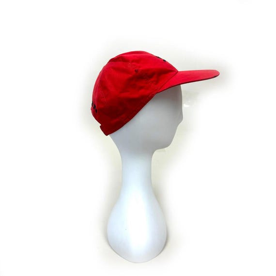 Burberrys / Burberry Vintage Red Cotton Baseball Hat Cap - Etsy display picture 1