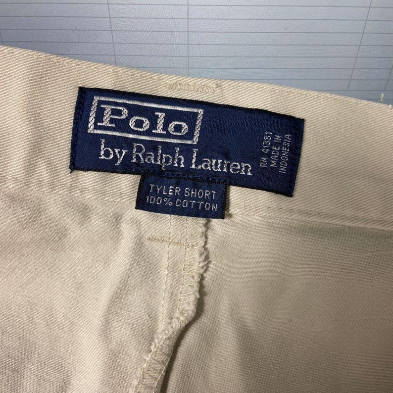 Polo Ralph Lauren Beige Tyler Short Chino Cotton Shorts Size Men's 38-39w image 3
