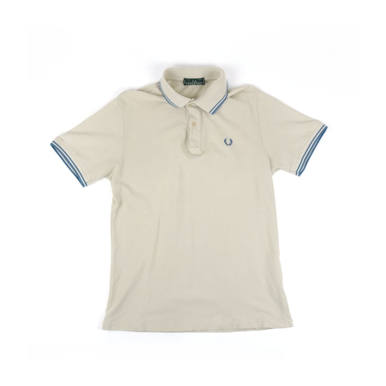 Vintage Fred Perry beige polo small size