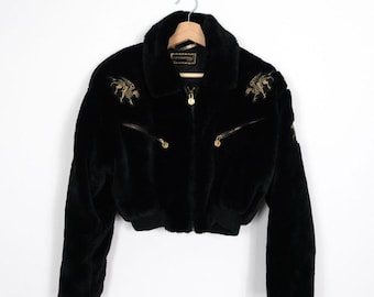 Roccobarocco italian designer cropped black