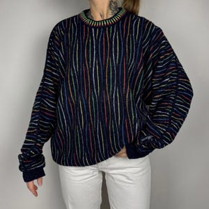 Vintage Carlo Colucci Multicolour Sweater textured