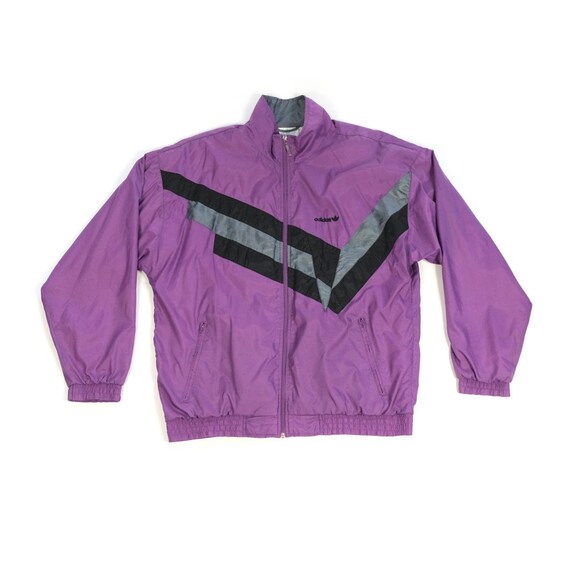 Incompatible Revolucionario Sobrevivir 1980's 90s Adidas Shell Suit Purple Vtg Jacket L - Etsy