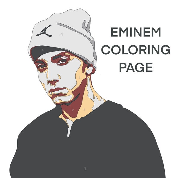 Rap Coloring Page - Etsy