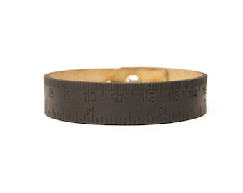 RULER BRACELET, SINGLE wrap wrist ruler bracelet with personalization