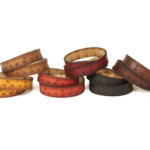 RULER BRACELET, double wrap wrist ruler bracelet with personalization