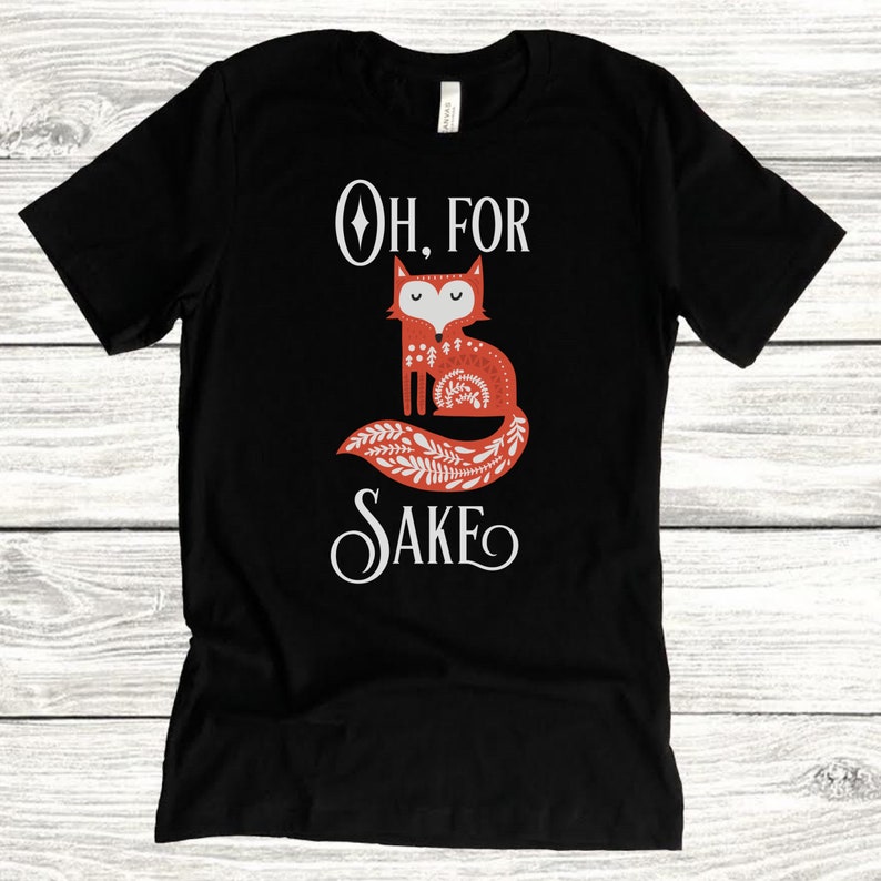 Sarcastic TShirt Funny Graphic Tee Funny Pun Shirts Fox Etsy