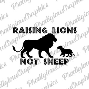 Raising Lions B&W - PNG, Sublimation Design, Digital Download, Sublimation Designs Downloads, Patriotic Designs, Sublimation Designs