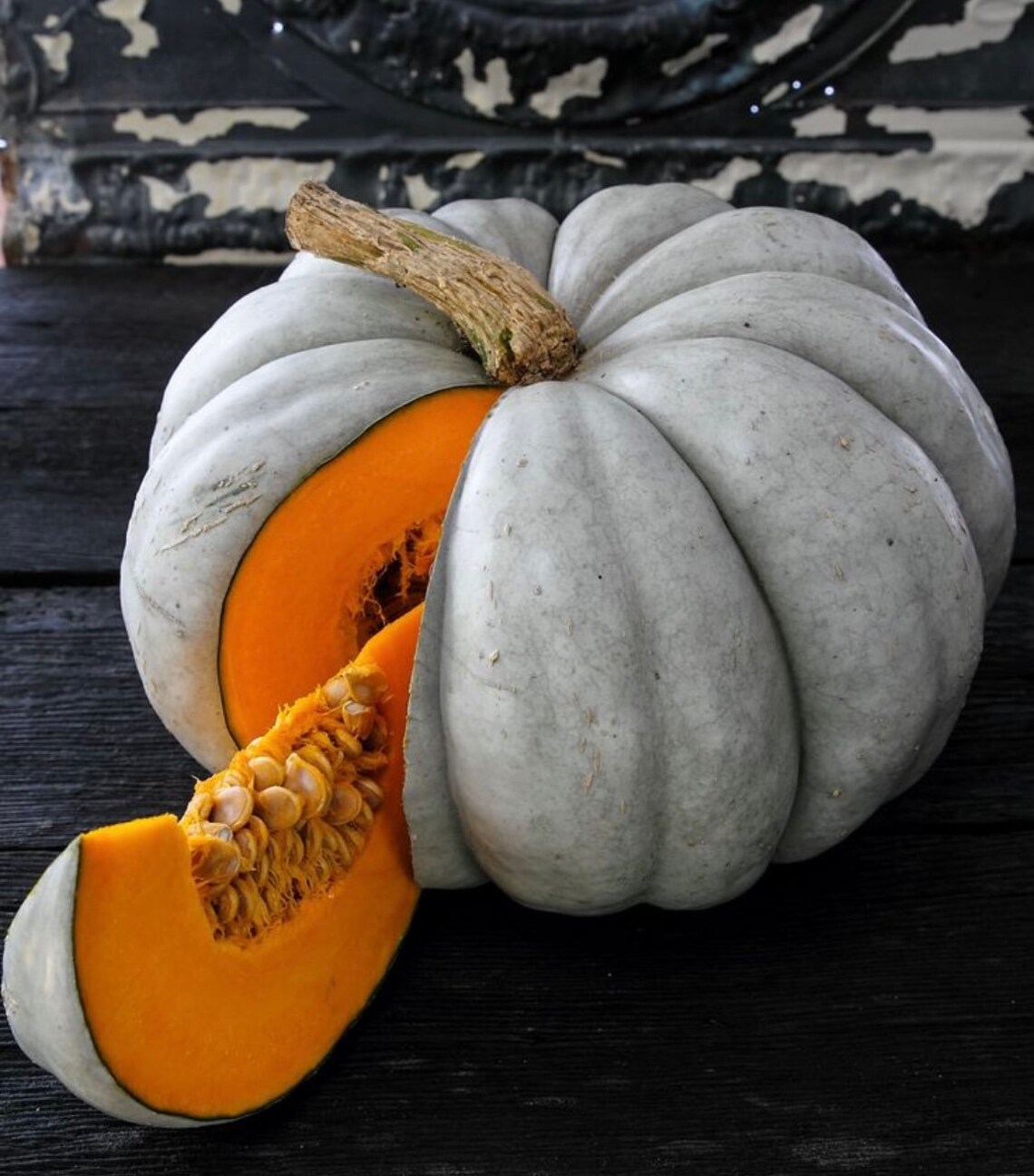 Blue Jarrahdale Pumpkin 10 Seeds Heirloom Organic Etsy New Zealand